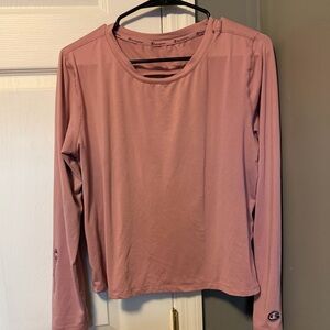 Champion Women's Mauve Long Sleeve Tee